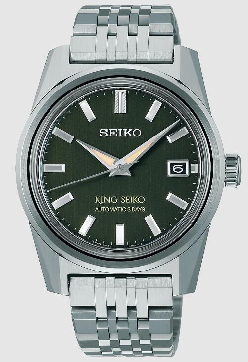 Seiko King Seiko KSK ‘Olive Suede’ 6R Interchangeable SPB391J1 Replica Watch